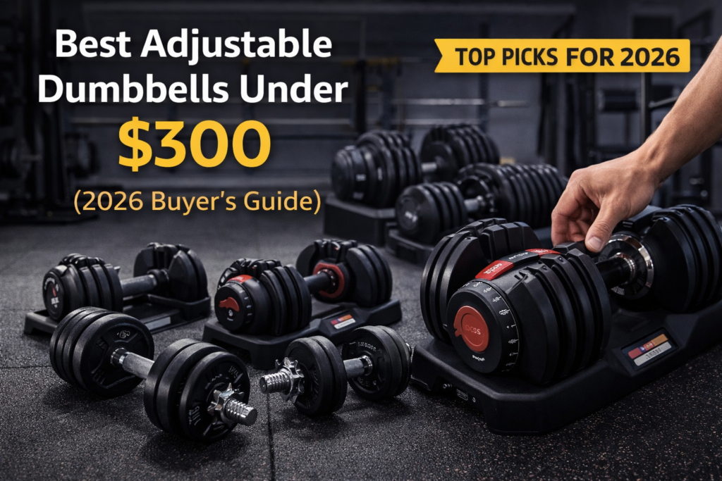 best adjustable dumbbells under 300 for home gym setup 2026