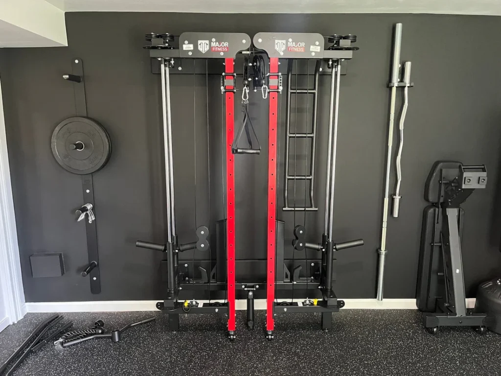 best budget home gym setup under 500 with dumbbells bench and mat