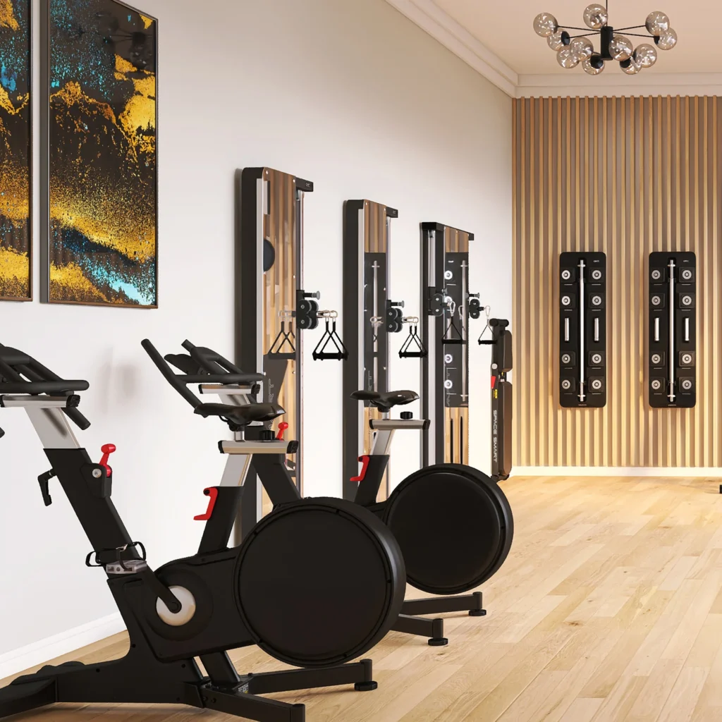 best cable machines for home gyms setup with functional trainer in garage gym