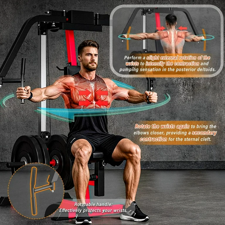 chest fly machine exercise proper form